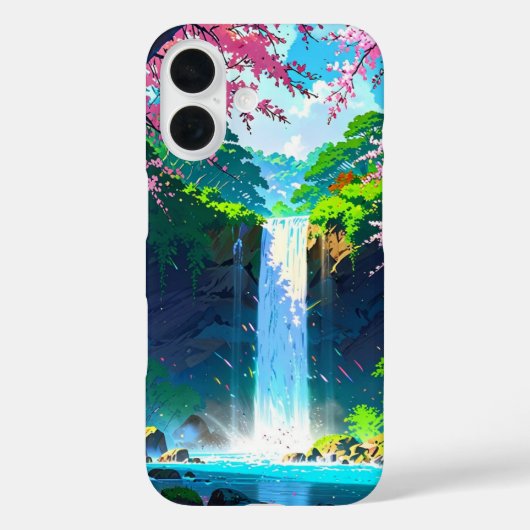 Coques Case-Mate iPhone Oasis des chutes d'eau du printemps (Verso)