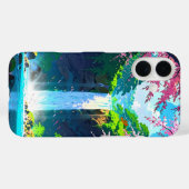 Coques Case-Mate iPhone Oasis des chutes d'eau du printemps (Verso (horizontal))