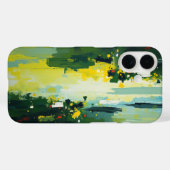 Coques Case-Mate iPhone Oasis Verte : Une escapade sereine (Verso (horizontal))
