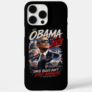 Coques iPhone 16 Pro Max Obama 2028 Puisque les règles n'existent plus