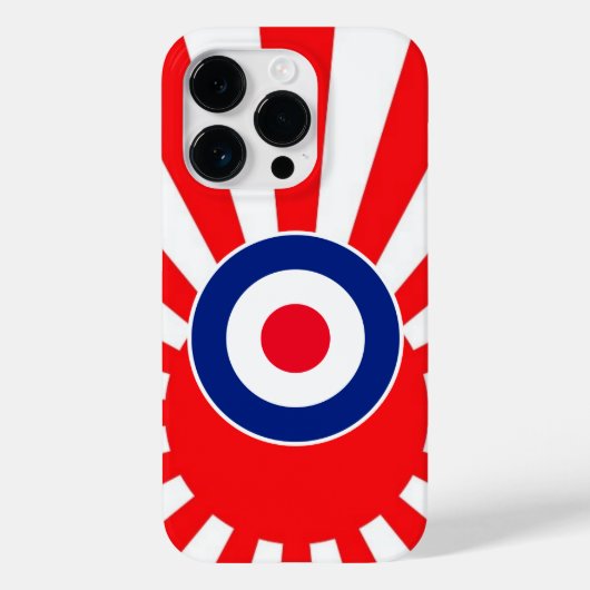 Coques Case-Mate iPhone Objectif MOD dynamique sur le Japon en flammes (Verso)