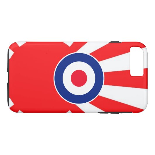 Coques Case-Mate iPhone Objectif MOD dynamique sur le Japon en flammes (Dos (Horizontal))