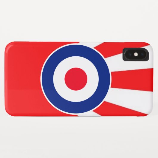 Coques Case-Mate iPhone Objectif MOD sur l'éclatement du Japon (Dos (Horizontal))