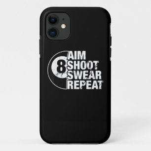 Case-Mate iPhone Case objectif tirer jurer répéter 8 balles piscine bill