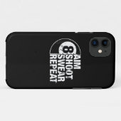 Coques Case-Mate iPhone objectif tirer jurer répéter 8 balles piscine bill (Dos (Horizontal))