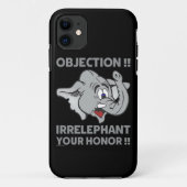 COQUES Case-Mate iPhone OBJECTION ! IRRELEPHANT VOTRE HONNEUR ! (Dos)