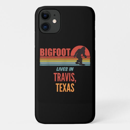 Coques Case-Mate iPhone Observation de Bigfoot à Travis Texas (Dos)