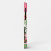 Coques Case-Mate iPhone Observation Floral rose vert Inspirivité (Dos/Gauche)