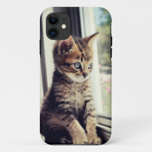 Etui iPhone Case-Mate Observation tigrée de chaton