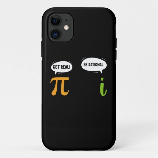 Coques Case-Mate iPhone Obtenir Réel Être Rationnel Funky Math Pi Geek Jou (Dos)
