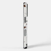 Coques Case-Mate iPhone Occidental Cowhide Pink Shadow Monogramme (Verso / Droite)