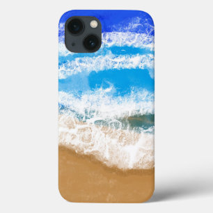 Case-Mate iPhone Case Ocean Art Blue Waves sur Sandy Beach