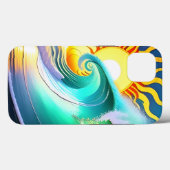 Coques Case-Mate iPhone Océan Artistique de Surf (Verso (horizontal))