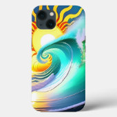 Coques Case-Mate iPhone Océan Artistique de Surf (Verso)