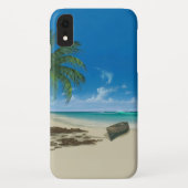 Coques Case-Mate iPhone Ocean Beach avec nom (Dos)