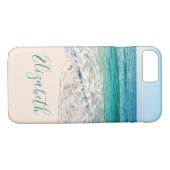 Coques Case-Mate iPhone Ocean Beach Shore pour ajouter votre nom (Dos (Horizontal))