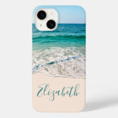 Coques Case-Mate iPhone Ocean Beach Shore pour ajouter votre nom (Verso)