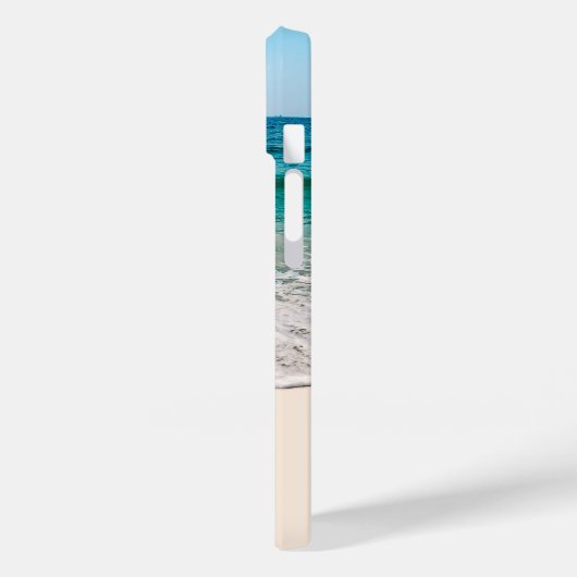 Coques Case-Mate iPhone Ocean Beach Shore pour ajouter votre nom (Verso / Gauche)