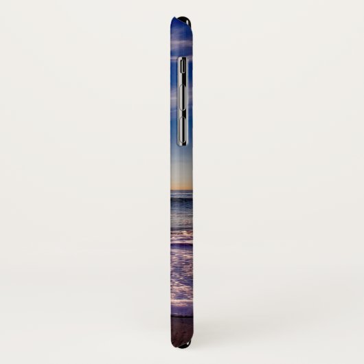 Coques Case-Mate iPhone Ocean Beach Vacances Nom du monogramme (Dos/Gauche)