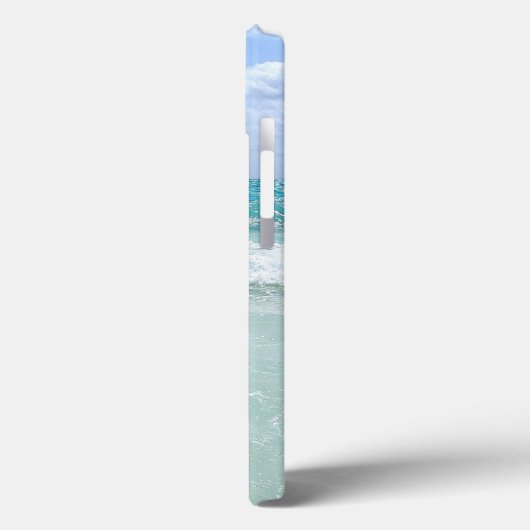Coques Case-Mate iPhone Ocean Beach Waves Ajouter Votre Nom (Verso / Gauche)