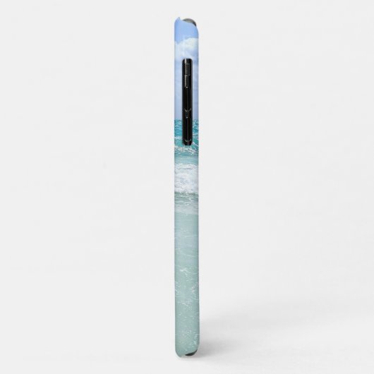 Coques Case-Mate iPhone Ocean Beach Waves Ajouter Votre Nom (Dos/Gauche)