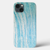 Coques Case-Mate iPhone Océan Bleu Et Blanc Abstrait (Verso)