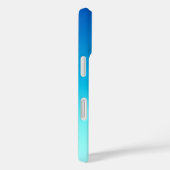 Coques Case-Mate iPhone Ocean Bliss - Moderne Blue Gradient (Verso / Droite)