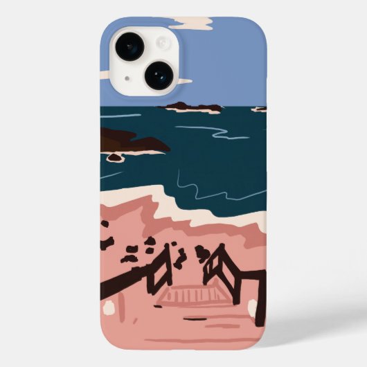 Coques Case-Mate iPhone Ocean Blues (Verso)