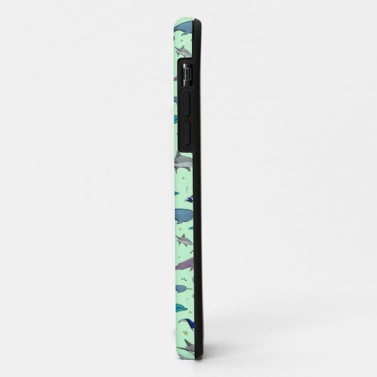 Coques Case-Mate iPhone Océan en vert (Dos/Gauche)