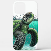 Coques Case-Mate iPhone 🌊 Ocean Explorer Sea Turtle 🐢 (Verso)