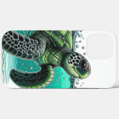 Coques Case-Mate iPhone 🌊 Ocean Explorer Sea Turtle 🐢 (Verso (horizontal))