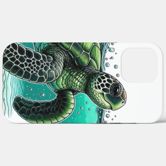 Coques Case-Mate iPhone 🌊 Ocean Explorer Sea Turtle 🐢 (Verso (horizontal))
