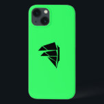 Coques Pour iPhone Ocean Glow_Clipper noir sur vert<br><div class="desc">Montrez-leur qui est le grand skipper avec notre Ocean Glow, des icônes maritimes, un Clipper Ship iPad Air protecteur coque. Si vous vous sentez créatif, vous pouvez modifier la taille, la position, la couleur et même le nombre de navires Clipper, ainsi que la couleur arrière - plan. Il suffit de...</div>