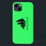Etui iPhone 13 Ocean Glow_Clipper noir sur vert Ship_personalize<br><div class="desc">Montrez-leur qui est le grand skipper avec notre Ocean Glow, des icônes maritimes, un Clipper Ship iPad Air protecteur coque. Pour la personnaliser, il suffit d'ajouter votre nom dans le champ modèle disponible, et vous avez terminé ! Pour d'autres options de conception, cliquez sur "Customisez-le", et à partir de vous....</div>