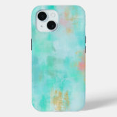 Coques Case-Mate iPhone Ocean Joyride - Blue Turquoise Abstrait Art (Verso)