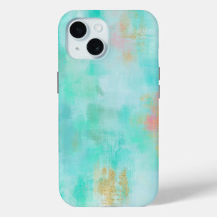 Coque Pour iPhone 15 Ocean Joyride - Blue Turquoise Abstrait Art