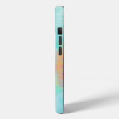 Coques Case-Mate iPhone Ocean Joyride - Blue Turquoise Abstrait Art (Verso / Gauche)