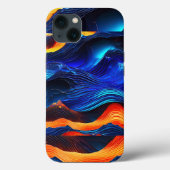 Coques Case-Mate iPhone Ocean Lava "Aquaflame" (Verso)