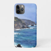 Coques Case-Mate iPhone Ocean Mountain Big Sur Coast Art Téléphone (Dos)