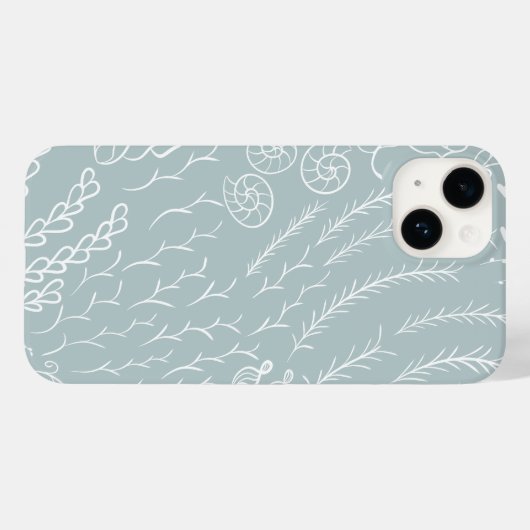 Coques Case-Mate iPhone Océan | Plage | Corail (Verso (horizontal))