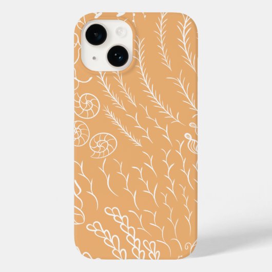 Coques Case-Mate iPhone Océan | Plage | Corail (Verso)