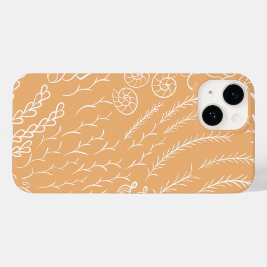 Coques Case-Mate iPhone Océan | Plage | Corail (Verso (horizontal))