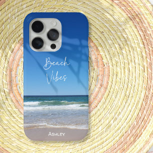 Coque iPhone 15 Pro Ocean Sand Beach Personnalisé