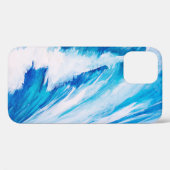 Coques Case-Mate iPhone Ocean Waves : Blumarine Watercolor Beauté. (Verso (horizontal))