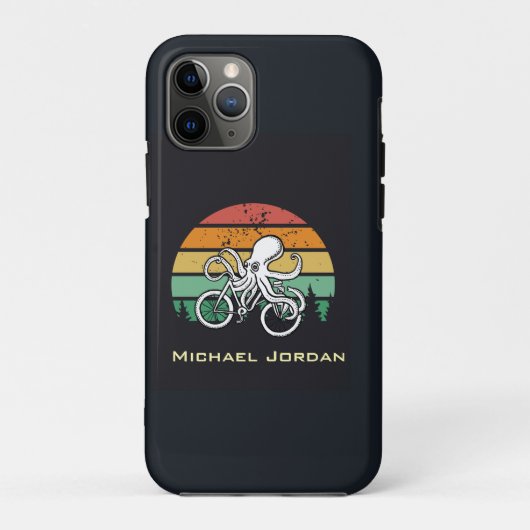 Coques Case-Mate iPhone Octopus à vélo (Dos)