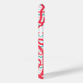 Coques Case-Mate iPhone Octopus antique sur Coral et Aqua Chevrons (Verso / Droite)