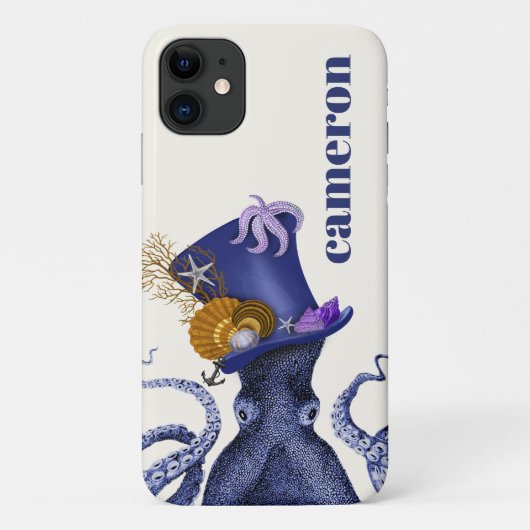 Coques Case-Mate iPhone Octopus avec Casquette nautique (Dos)