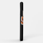 Coques Case-Mate iPhone Octopus Orange Mandala bleu (Dos/Droite)