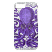 Coques Case-Mate iPhone Octopus pourpre (Dos)