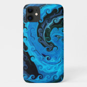 Coques Case-Mate iPhone Octopus Sous L'Abstrait De La Mer (Dos)